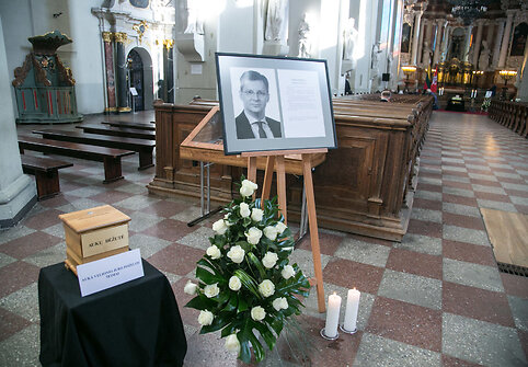 Juro Poželos urna pa&scaron;arvota Vilniaus &Scaron;v.Jonų bažnyčioje