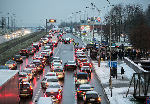 Vilniaus kelių policijos vykdė mar&scaron;rutinio transporto eismo juostos kontrolę
