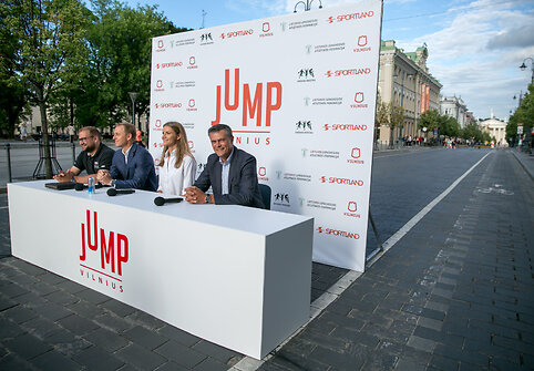 Spaudos konferencijos akimirka
