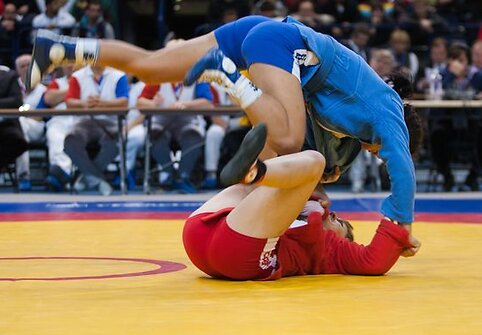 Sambo čempionato akimirka