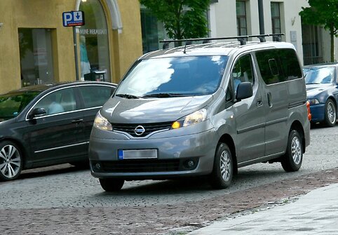 &bdquo;Nissan NV200" pastebėtas Vilniaus gatvėse