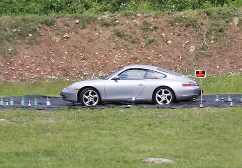 Sušaudytas „Porsche 911“