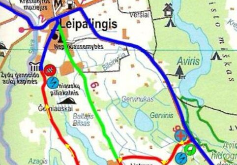 1 ir 3 greičio ruožai