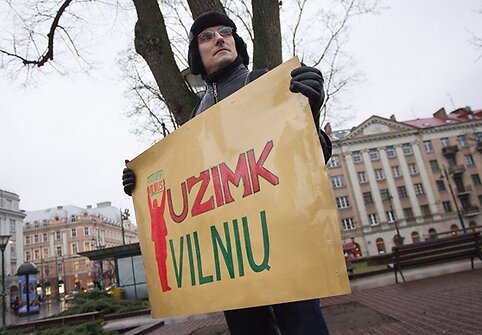 Elgetavimo akcija Vilniuje