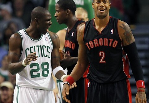 Mickaelas Pietrus (28) ir Jamesas Johnsonas