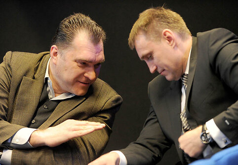 Arvydas Sabonis ir Kęstutis Kemzūra