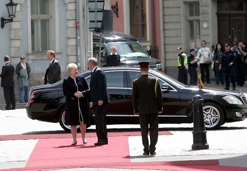 Dalia Grybauskaitė ir Andris Bėrzinis