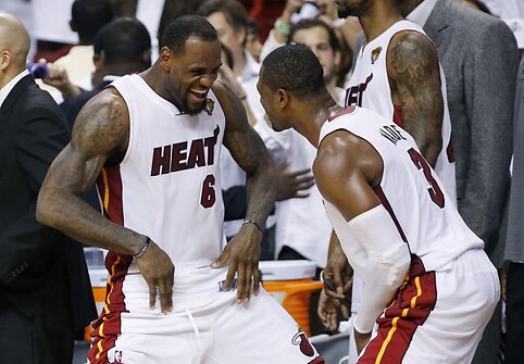 LeBronas Jamesas ir Dwyane'as Wade'as