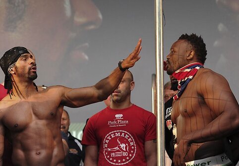 Davidas Haye ir Dereckas Chisora