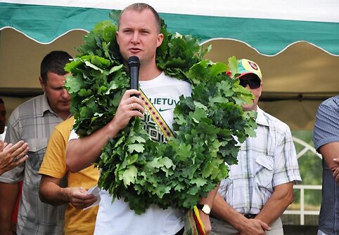 Lietuvos U20 krepšinio rinktinės trenerio Kazio Maskvyčio sutiktuvės Darbėnuose