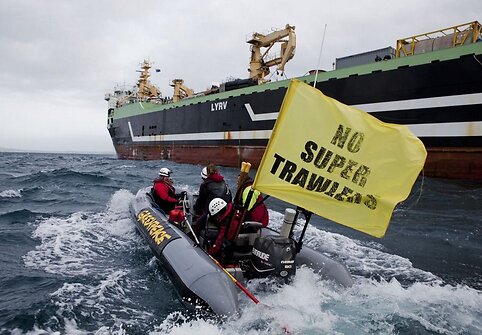 „Greenpeace“ aktyvistų protestas