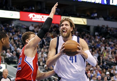 Blake'as Griffinas ir Dirkas Nowitzki