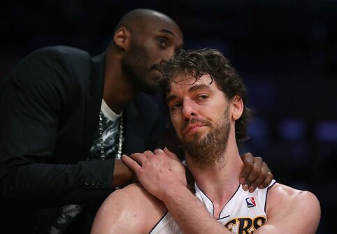Kobe Bryantas ir Pau Gasolis