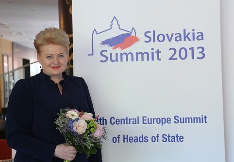 Dalia Grybauskaitė dalyvauja Vidurio Europos valstybių vadovų susitikime