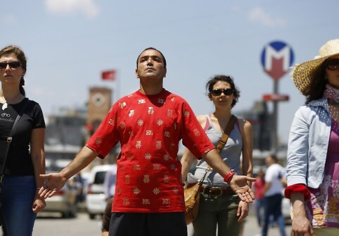 Tylus protestas Turkijoje