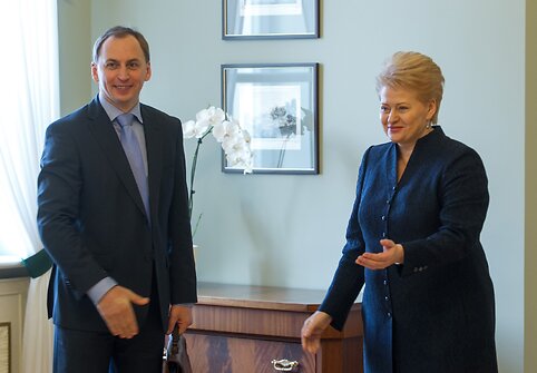 Žydrūnas Plytnikas ir Dalia Grybauskaitė