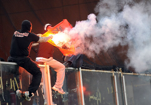Futbolo rungtynės tarp Italijos ir Serbijos rinktinių