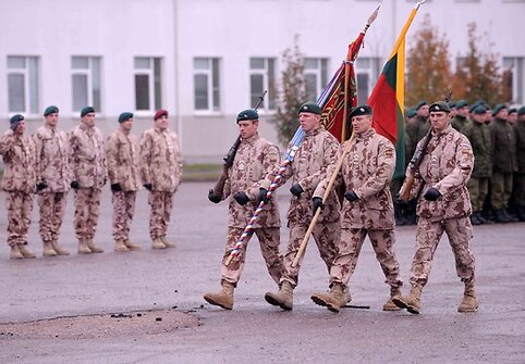 Rukloje išlydėta Lietuvos karių pamaina į Afganistaną