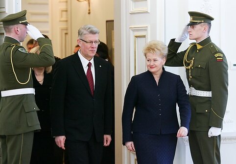 Valdis Zatleras ir Dalia Grybauskaitė