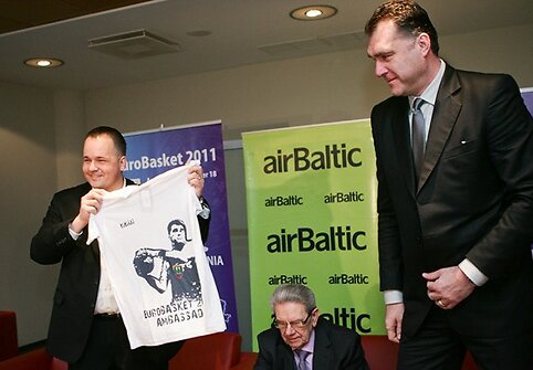 Tadas Vizgirdas, Vladas Garastas ir Arvydas Sabonis