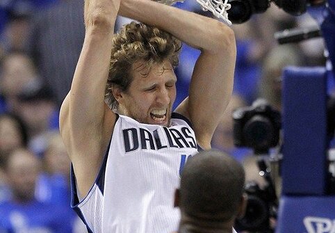 Dirko Nowitzki dėjimas į krep&scaron;į