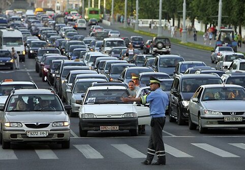 Protesto akcijos akimirka