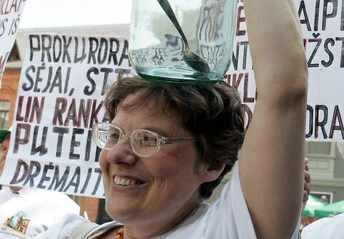 Protestuotoja