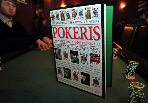 Sportinio pokerio klube įvyko pirmosios lietuvi&scaron;kos knygos apie pokerį pristatymas