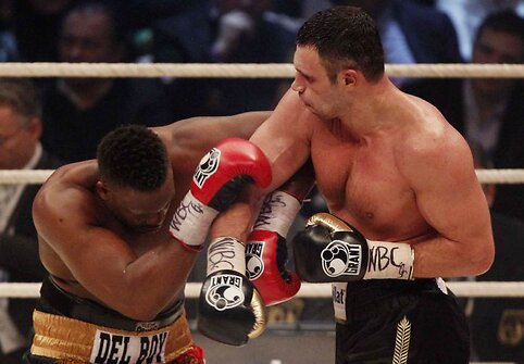 Vitalijus Klyčko ir Dereckas Chisora