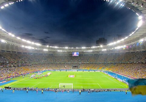 Perstatytas "Olimpiyskiy" stadionas