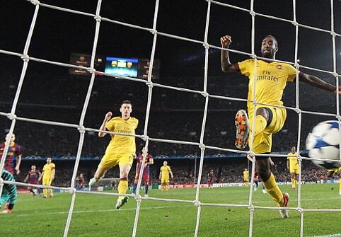 &bdquo;Barcelona&ldquo; atker&scaron;ijo &bdquo;Arsenal&ldquo; ir žengė į kitą UEFA Čempionų lygos etapą 
