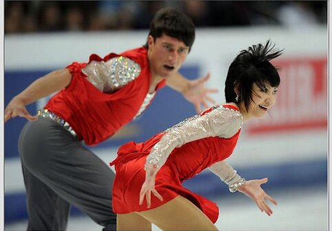 Yuko Kawaguri ir Aleksandras Smirnovas