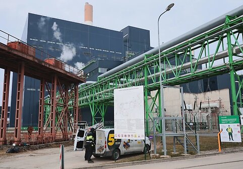 Į elektrinę Estijoje atsitrenkė dronas