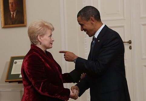 D.Grybauskaitė ir B.Obama
