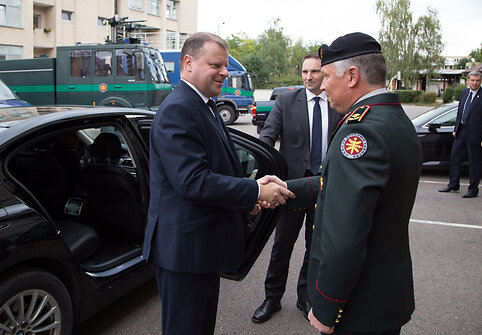 Saulius Skvernelis domėjosi, kaip tarnyba pasiruošusi reaguoti teroro atveju