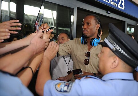 Didier Drogba atvyko į Kinija