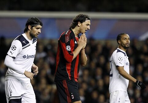 Londone &bdquo;Tottenham&ldquo; ir &bdquo;AC Milan&ldquo; sužaidė be įvarčių