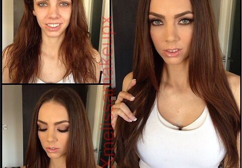 Tiffany Tyler su ir be makiažo