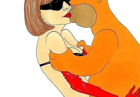 Homeris Simpsonas ir Anna Wintour &ndash; italų menininko komikse