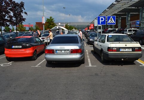 Pažeidėjas prie Vilniaus &bdquo;Akropolio&ldquo;