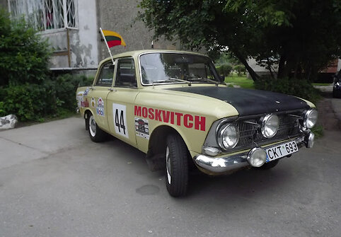 Senovinių &bdquo;Moskvitch&ldquo; kelionė į Čekiją