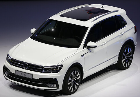 &bdquo;Volkswagen Tiguan&ldquo; pristatymas Frankfurto automobilių parodoje