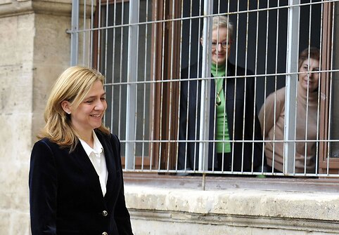 Princesė Cristina atvyko į teismą