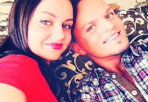 Ruslanas Kirlikinas su seserimi Viktorija