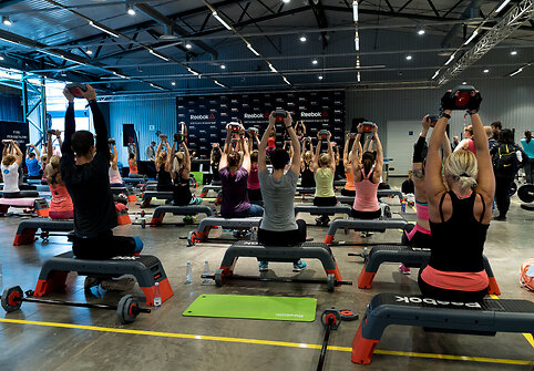 &bdquo;Reebok Fitness Challenge&ldquo; sporto festivalio akimirka
