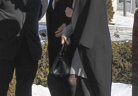 Celine Dion brolio Danielio laidotuvėse
