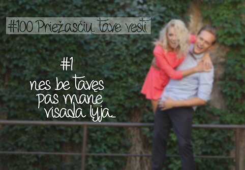 Kadras iš Žygimanto Gečo ciklo „#100priežasčiųtavevesti“