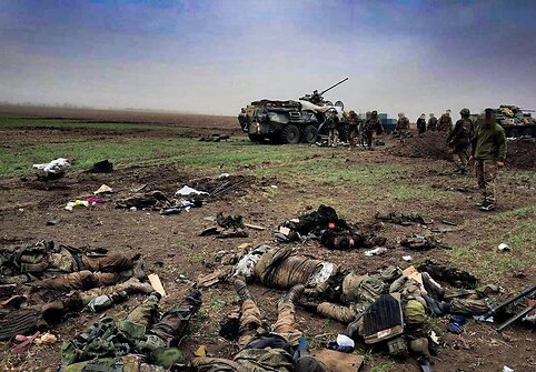 Ukrainos pajėgos Donecko srityje sunaikino čečėnų kilmės Rusijos karių būrį