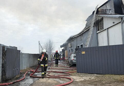 Kauno rajone degė rūkykla
