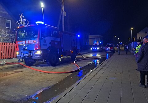 Panevėžyje liepsnojo apleistas pastatas